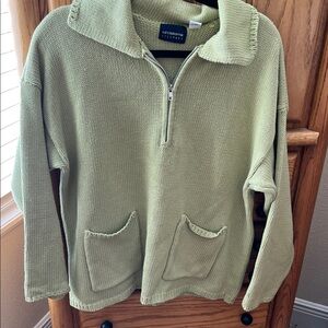 Liz Claiborne Lime Green Knit Sweater